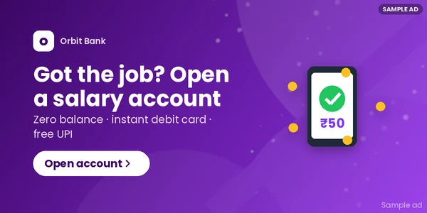 Sample ad — Orbit Bank (fictional brand)