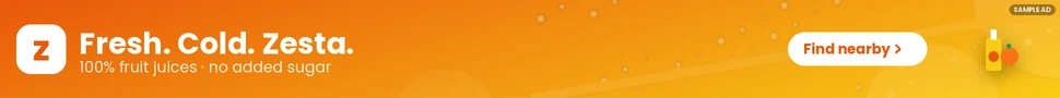 Sample ad — Zesta Juices (fictional brand)