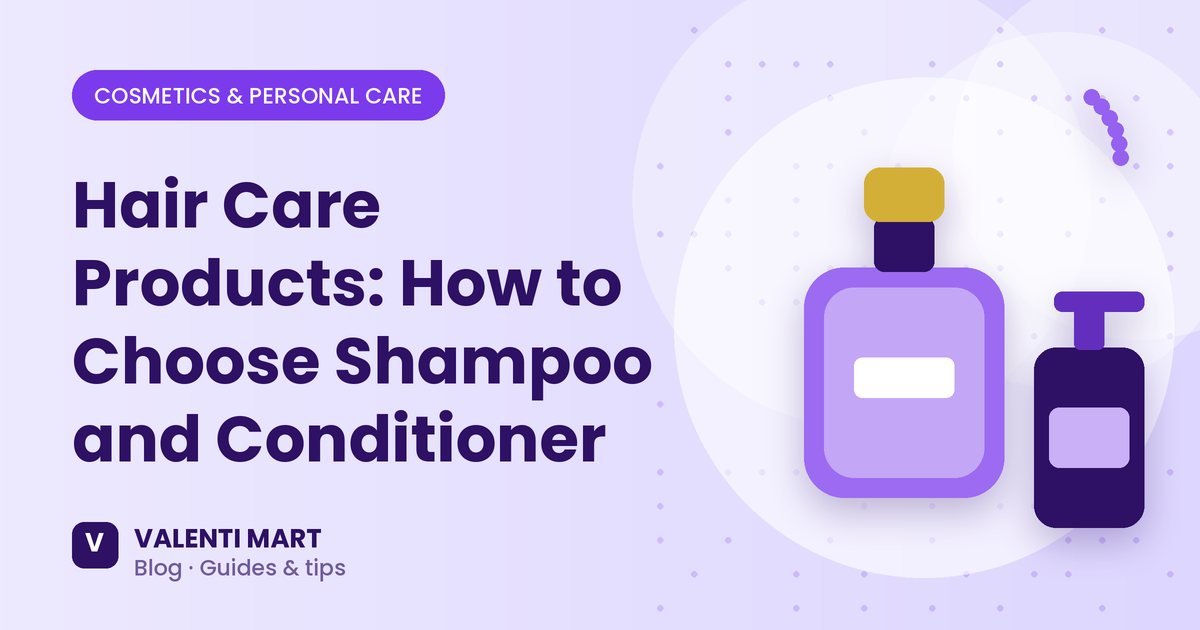 Shampoo and conditioner bottles with a comb and towel