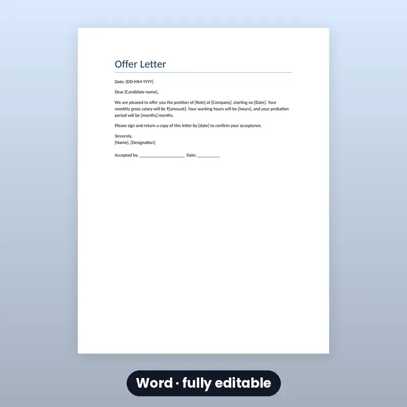 Business Letterhead & Documents Kit — Word — photo 3