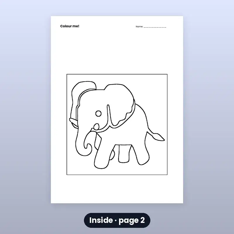 Colouring Pages for Kids — Animals (30 Pages) — photo 2
