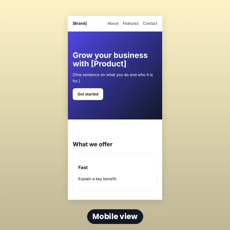 Landing Page Template — HTML & CSS (Responsive) — photo 3