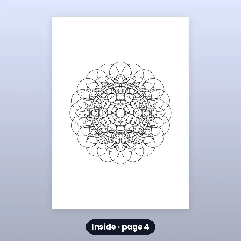 Mandala Colouring Pages — 20 Designs — photo 4