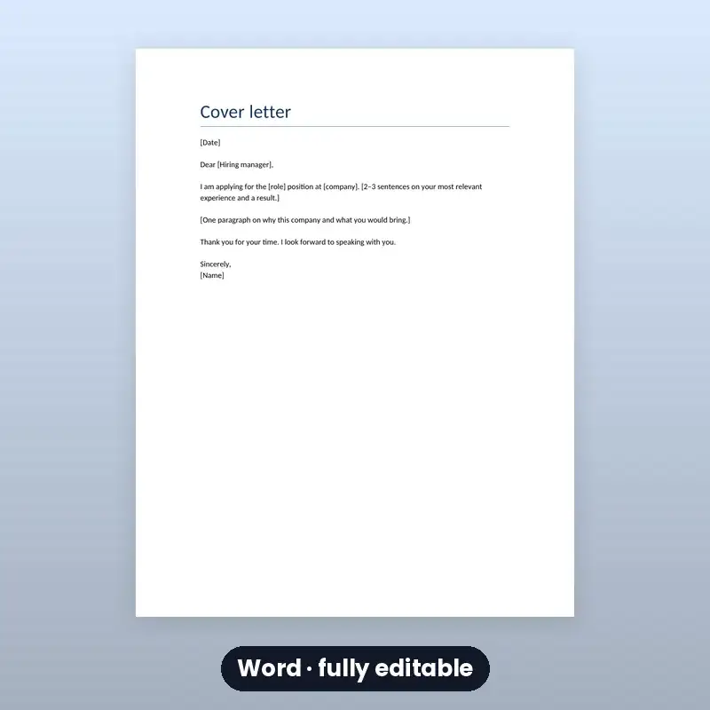 Modern Resume Template — Word (2 Pages) — photo 2