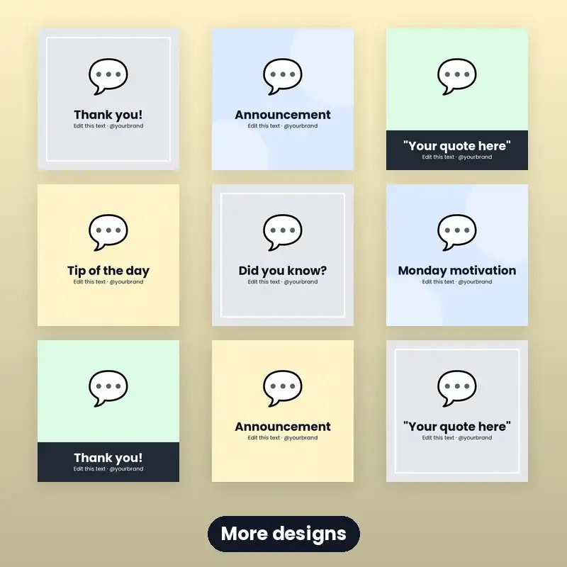 Quote Post Templates — Minimal (20 Designs) — photo 2