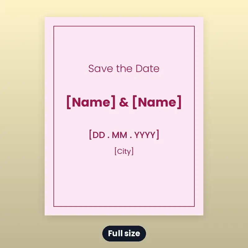 Save the Date Cards — Digital (5 Designs) — photo 4