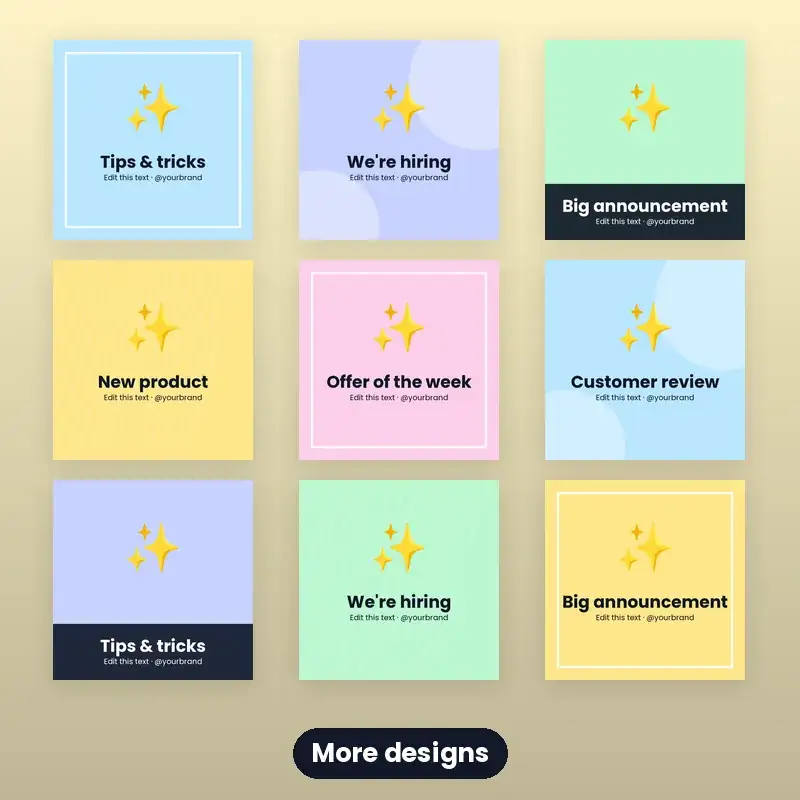 Social Media Starter Pack — 30 Post Designs — photo 2