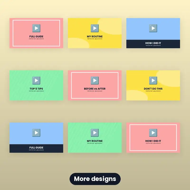 YouTube Thumbnail Templates — 15 Designs — photo 2