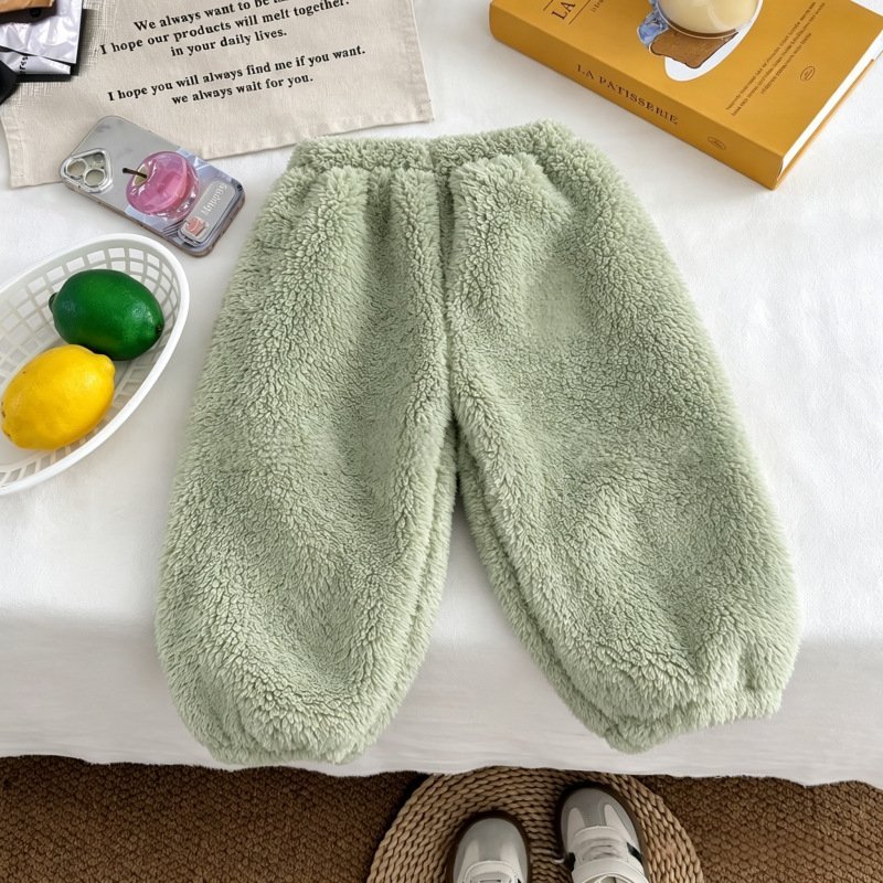 Baby Home Wear Boys' Thickened Fleece For Warmth