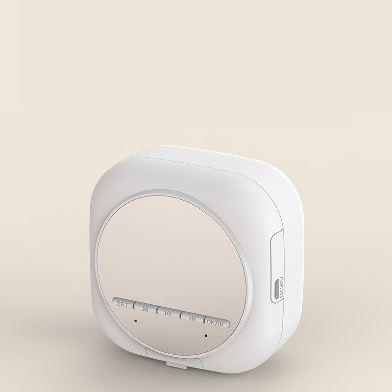 Portable Mirror Clock Alarm Clock — photo 3