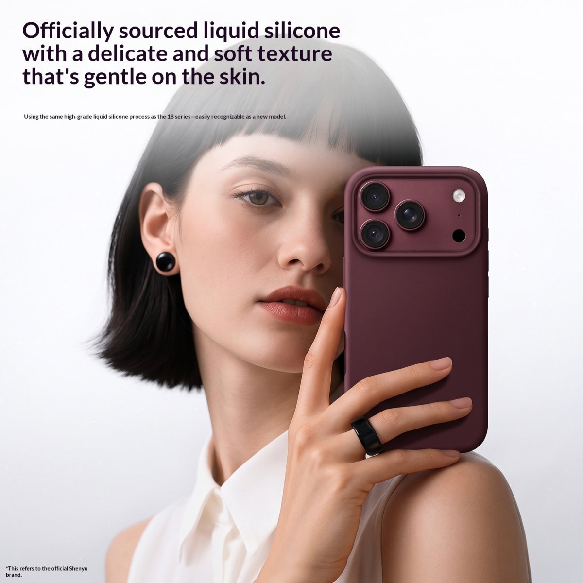 Liquid Silicone Phone Case With Magnetic Attachment Protective Cover — photo 4