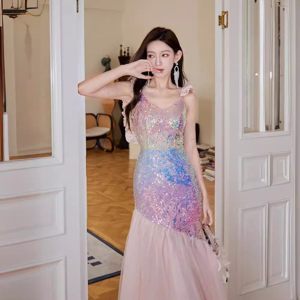 Camisole Evening Dress Light Luxury Minority — photo 3