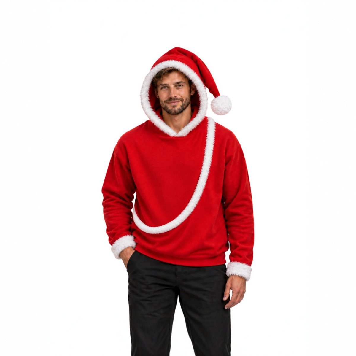 Women's Christmas Hooded Sweatshirt With Hood — photo 2