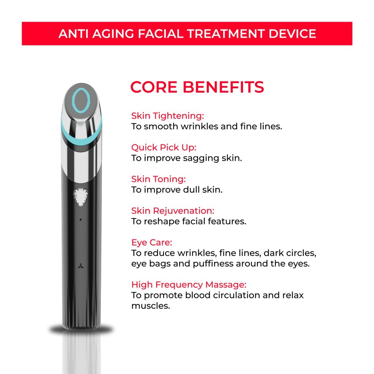 Beauty Instrument Pore Convergence EMS Skin Rejuvenation Micro Current — photo 3