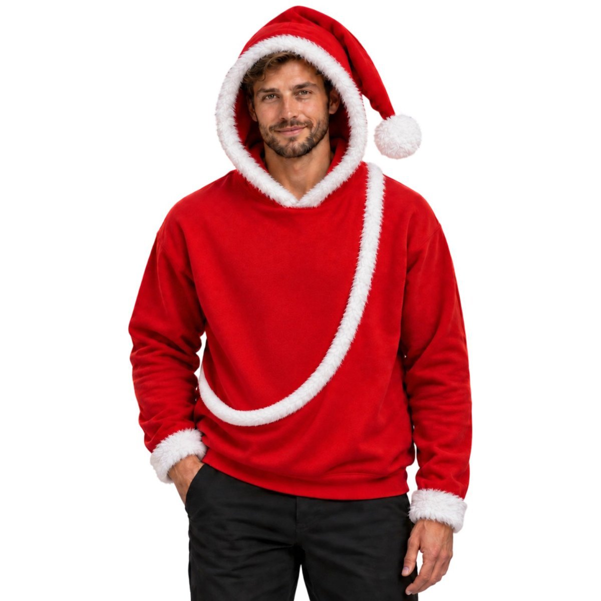 Women's Christmas Hooded Sweatshirt With Hood — photo 3