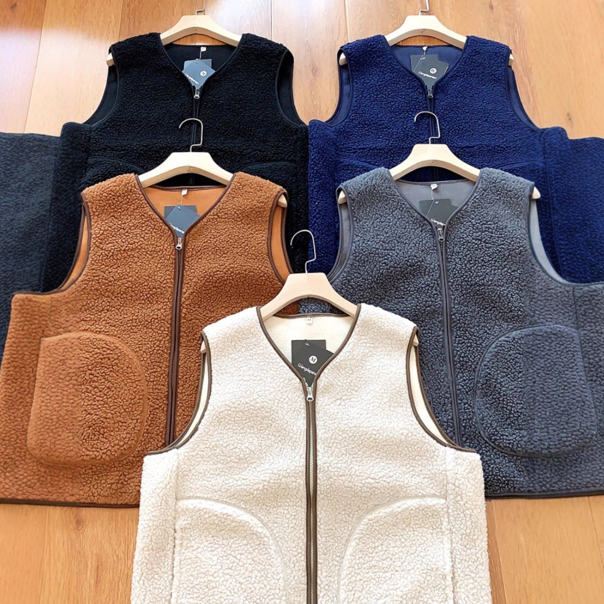 Versatile Double-sided Fleece Thick Vest