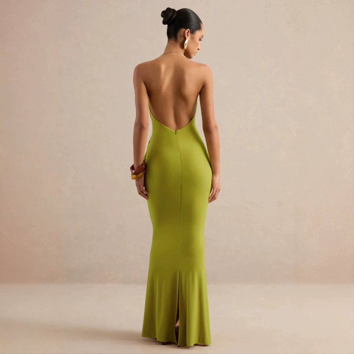 Halter V-neck Dress For Women — photo 3