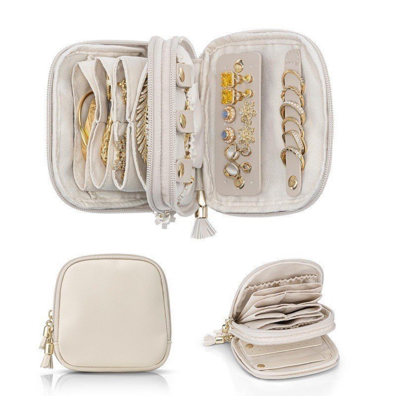 Double-layer Large Capacity Travel Jewelry Storage Bag — photo 3