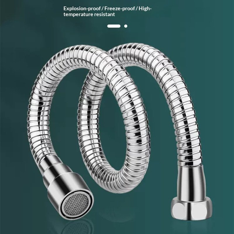 Stainless Steel Anti-Splash Gadget Faucet Extension Tube