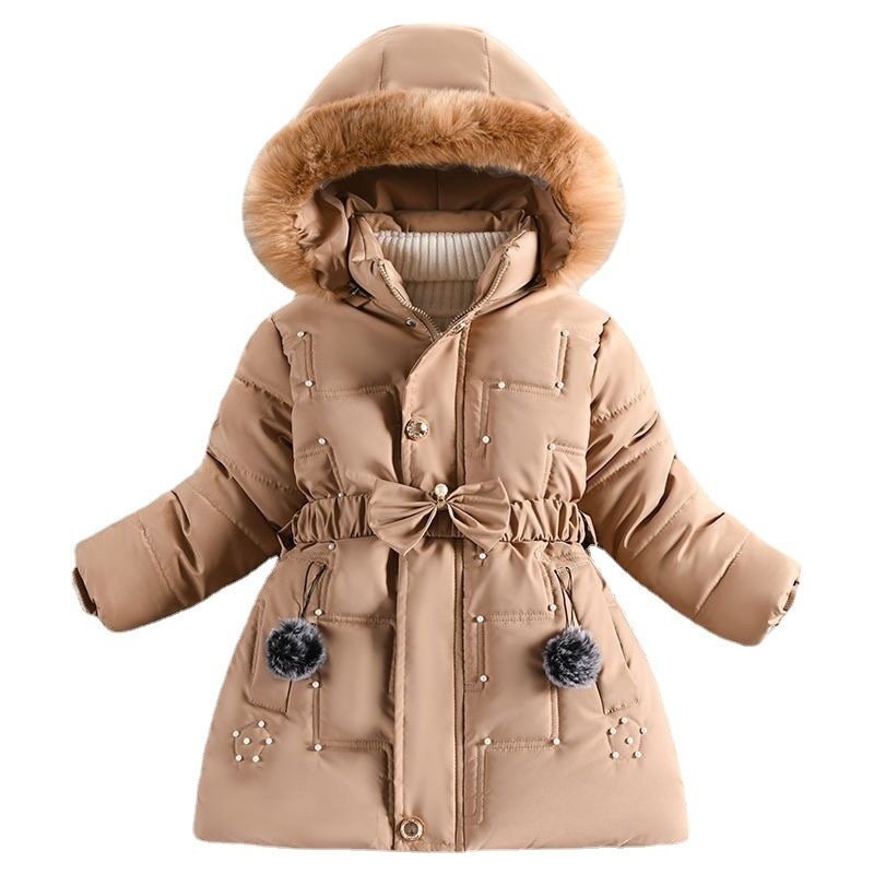 Girls' Winter Clothing Fleece-lined Thickened Fashionable Cotton Jacket — photo 3