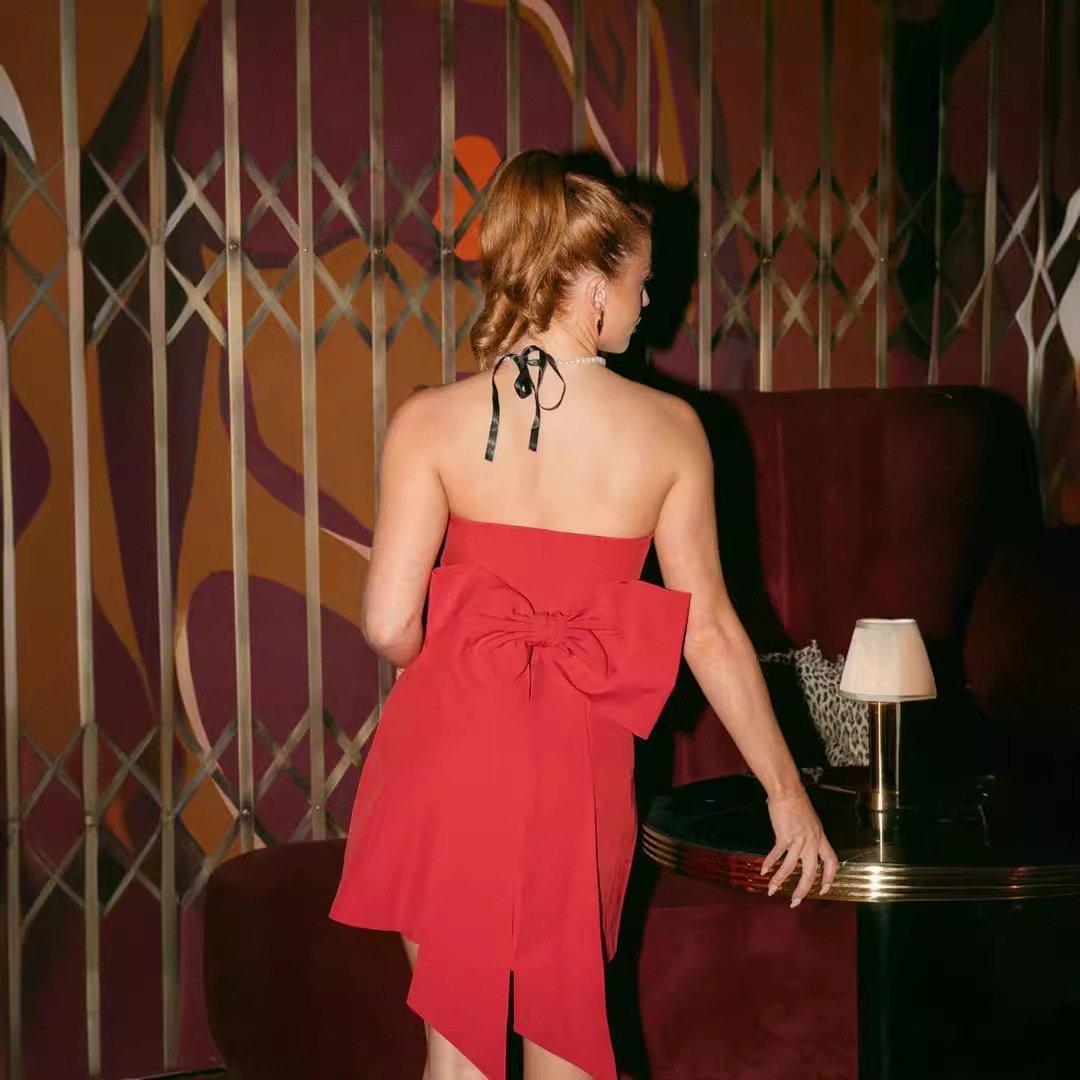 Women's Short Chest-wrapped Slim Dress — photo 3