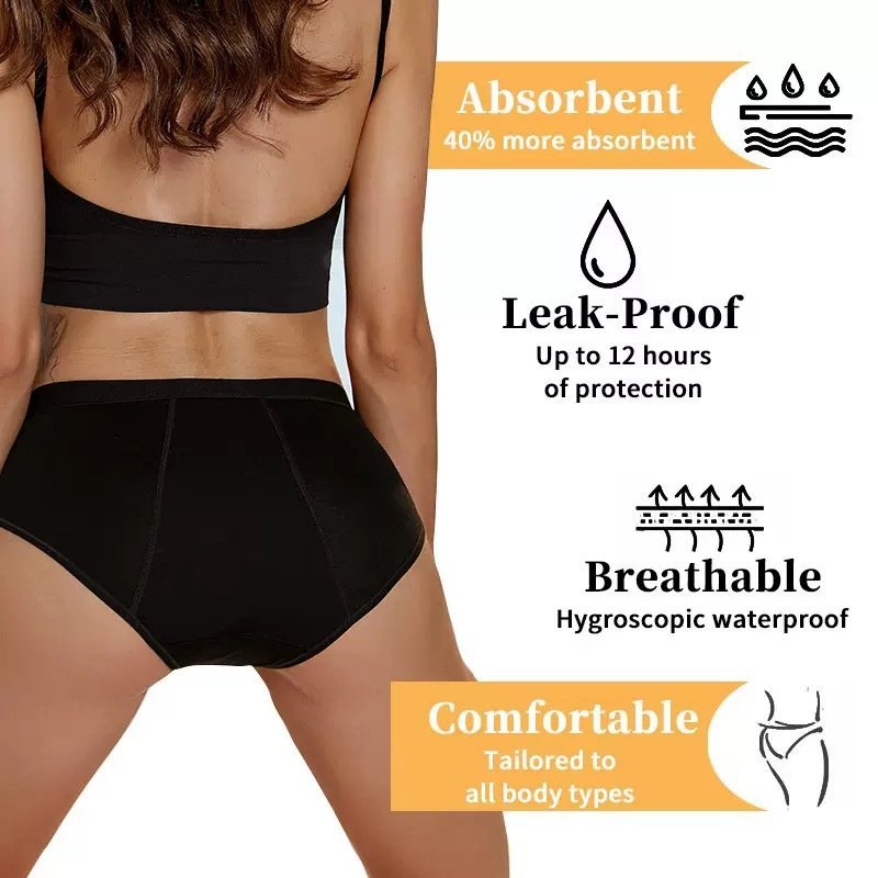 High-absorbency Breathable Leak-proof Period Pantiesunderwear
