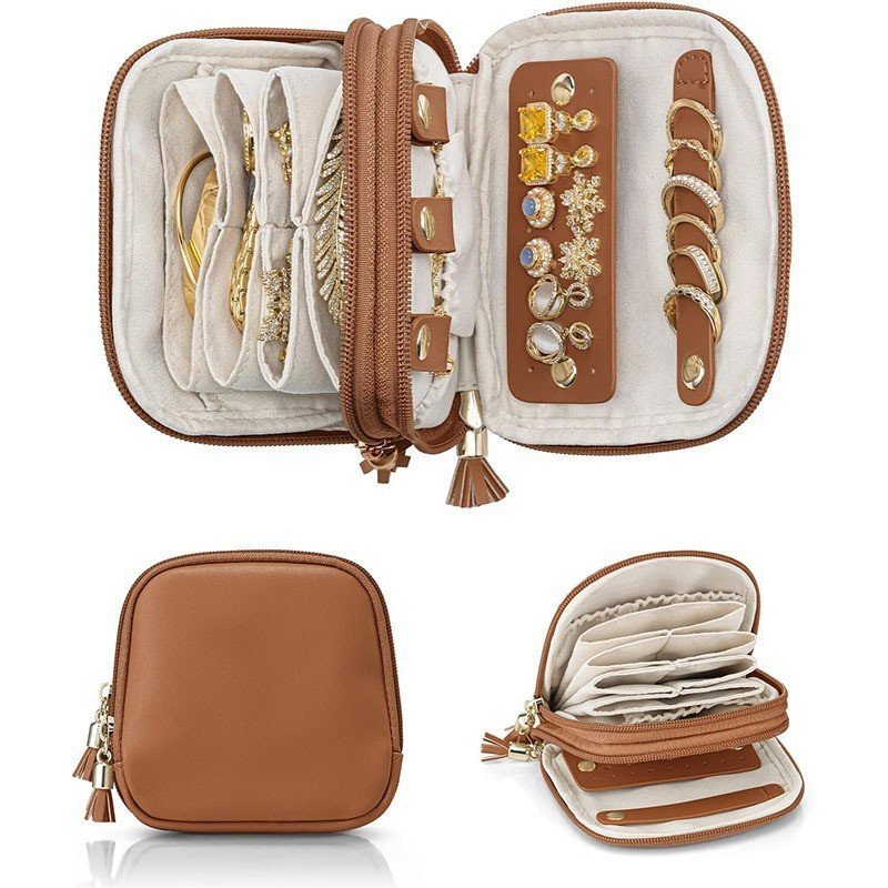 Double-layer Large Capacity Travel Jewelry Storage Bag