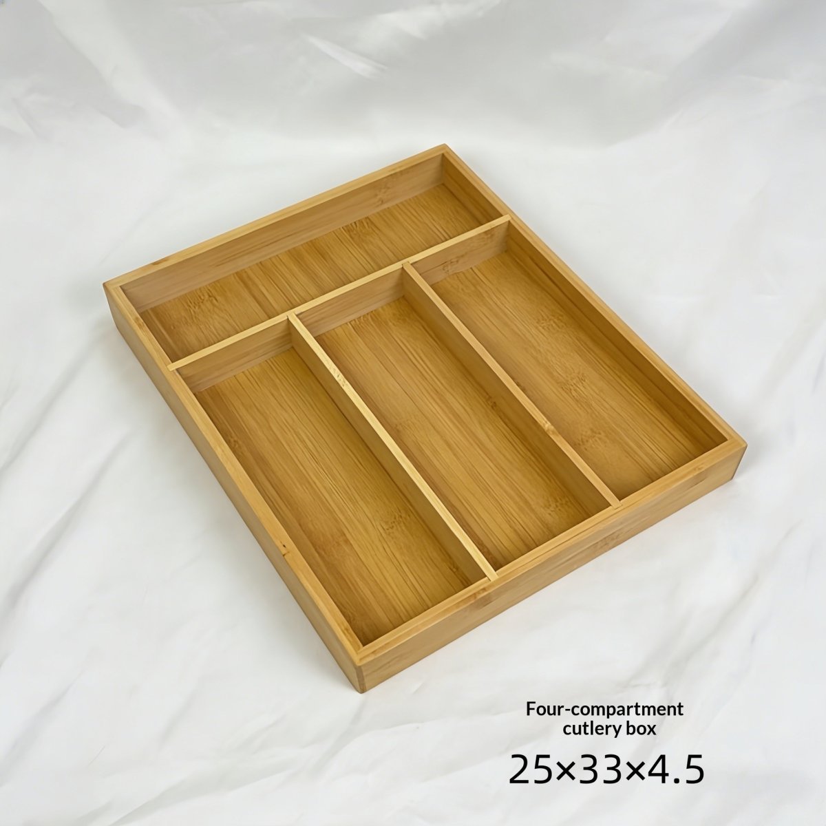 Bamboo Kitchen Storage Drawer For Cutlery — photo 2