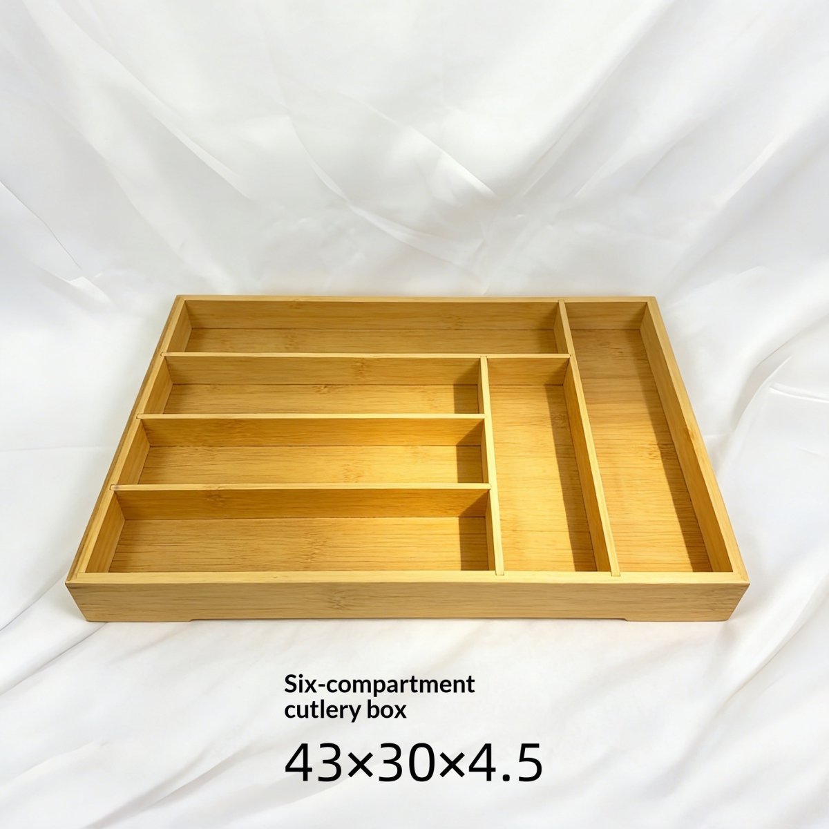 Bamboo Kitchen Storage Drawer For Cutlery — photo 4