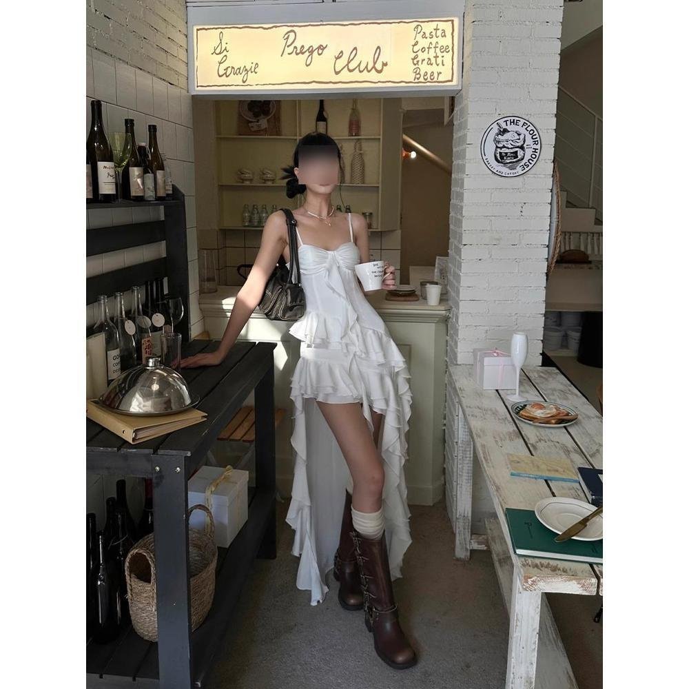Niche Slim Fit Slimming Irregular Skirt
