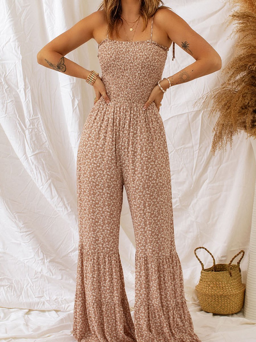 Spaghetti Strap High Waist Jumpsuit For Women — photo 4