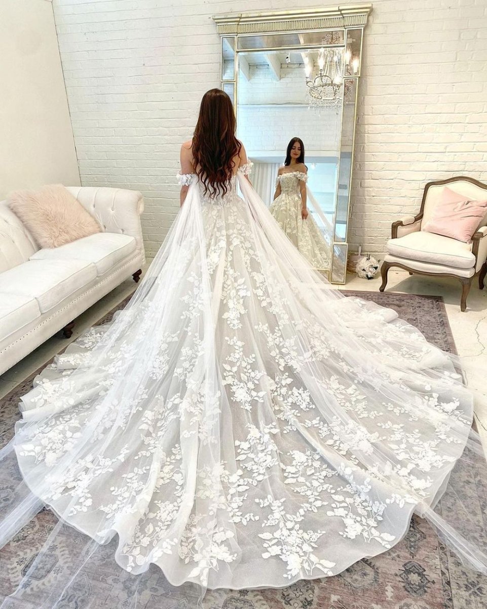 Light Wedding Dress French Trailing Simple — photo 2