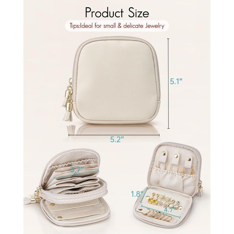 Double-layer Large Capacity Travel Jewelry Storage Bag — photo 4