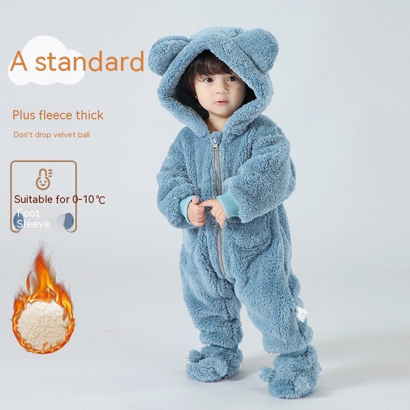 Lambswool Baby Jumpsuit Outer Wear — photo 4