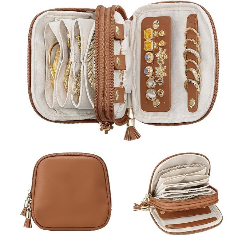Double-layer Large Capacity Travel Jewelry Storage Bag — photo 2